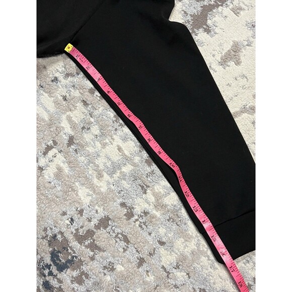 Elie Tahari Long Sleeve Modal Sweatshirt Faux Leather Front Size M NWT - Picture 8 of 11